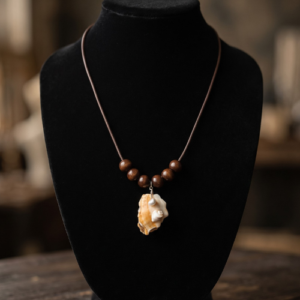 Sea shell brown beads Necklaces