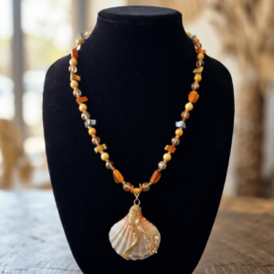 Crystal freshwater pearl Necklaces